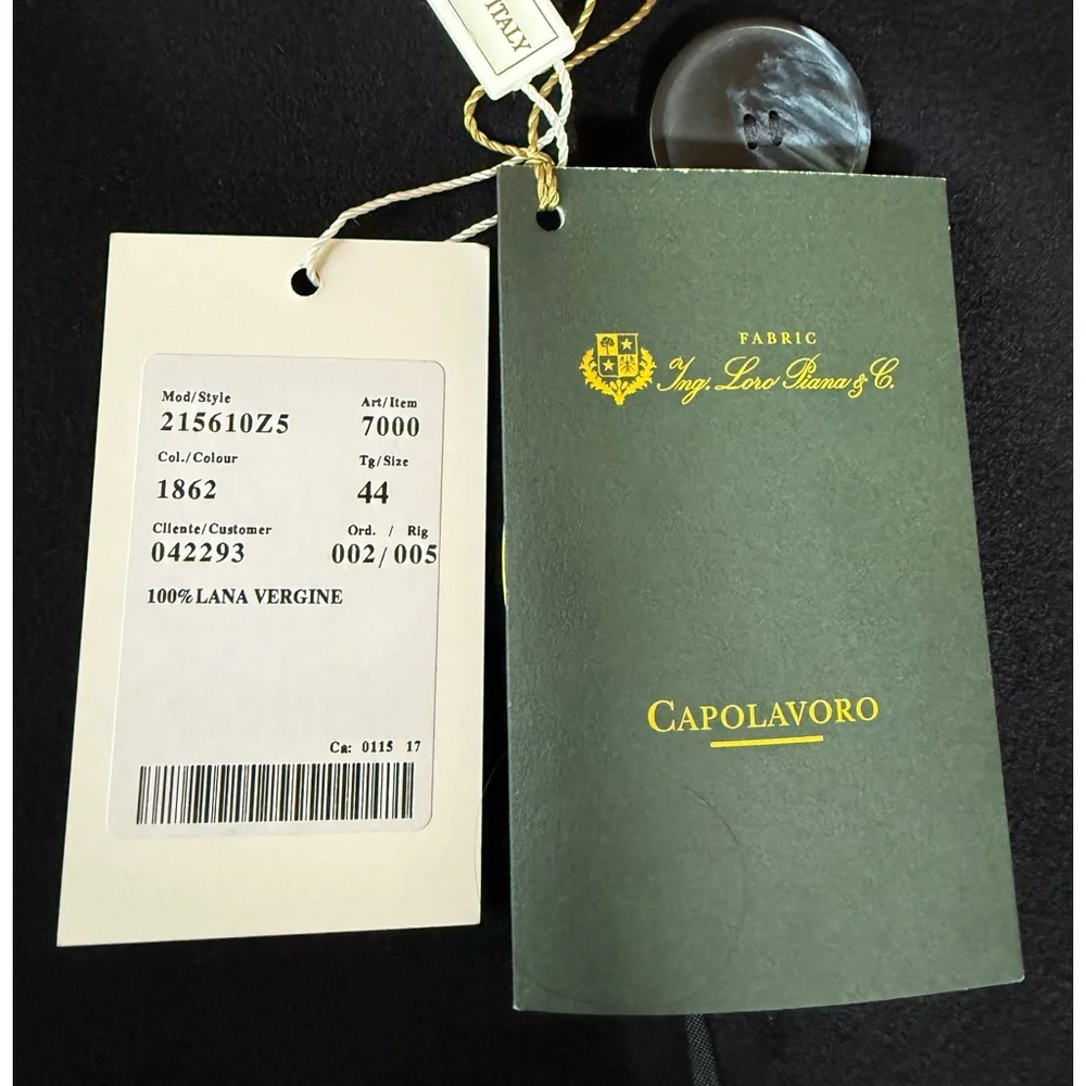 NWT Loro Piana Capolavoro Virgin Italian wool coat - Picture 3 of 8